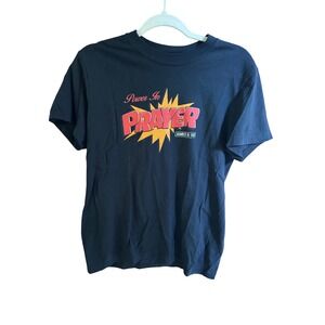Comfort Colors Power In Prayer James 5:16 Graphic T-Shirt Black Small Cotton